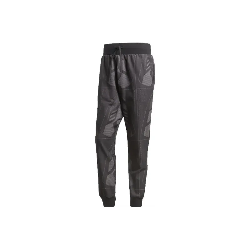 Adidas Sports Pants Men Black Light Gray-0