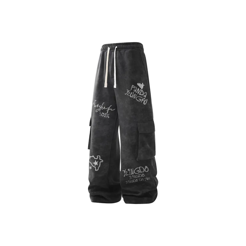 Kung Fu Panda Casual Pants Unisex-7