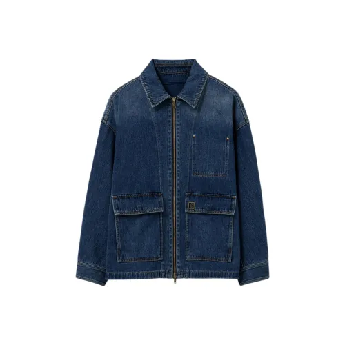 WOOYOUNGMI Denim Jacket Men's Blue
