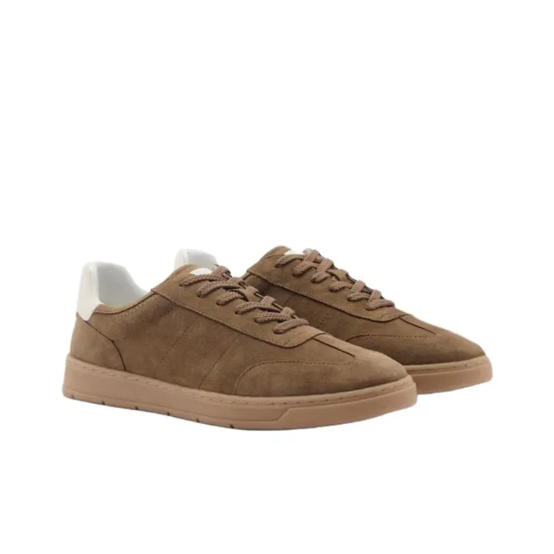 MANGO Low Top Skateboard Shoes Men's Brown-2