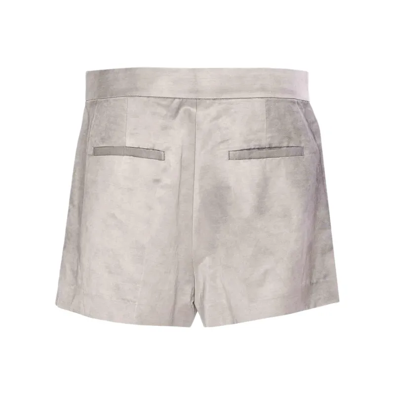 PINKO Pleat Detailed Tailored Shorts-1