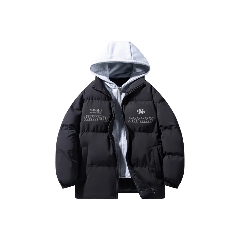 NOME Puffer Jacket Unisex Black-0