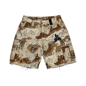 Juice Wrld Cargo Shorts Unisex Khaki