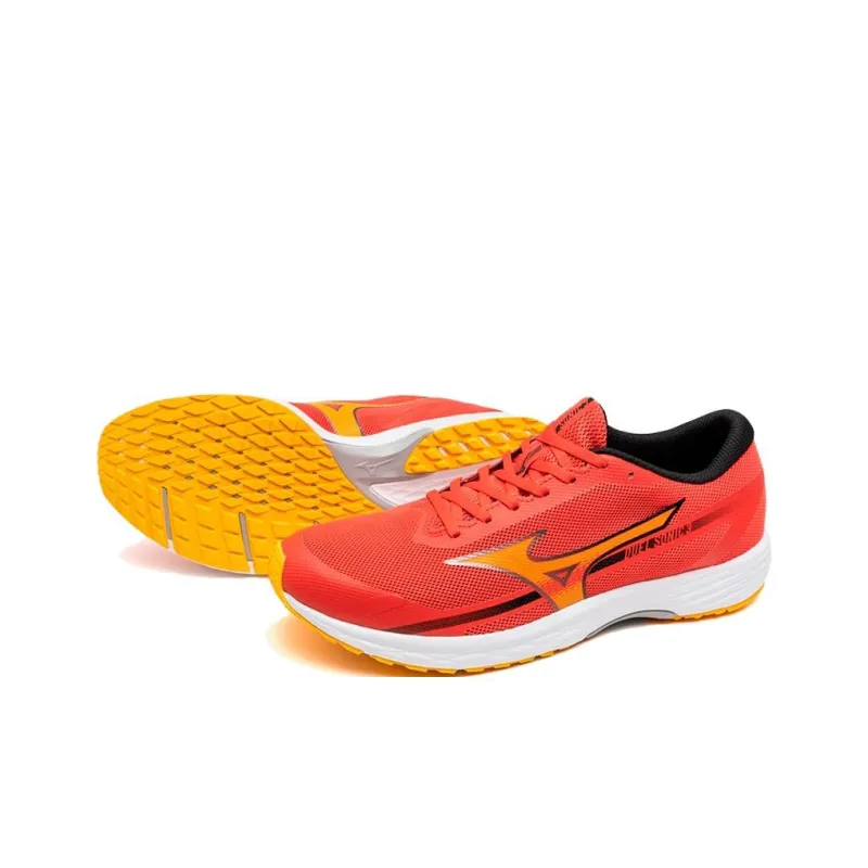 Mizuno Duel Sonic 3 Slip Resistant And Abrasion Resistant Functionality Red Track And Field Shoes Unisex Low Top-4