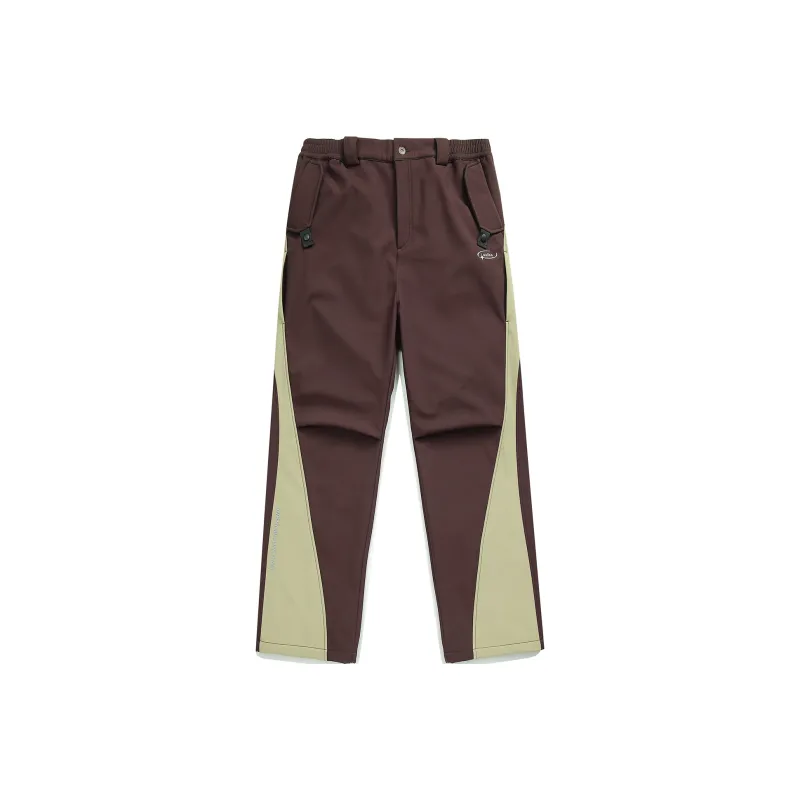 GUUKA TECH Casual Pants Unisex Brown-0