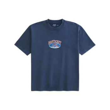 Hollister T Shirt Men's Marine Blue