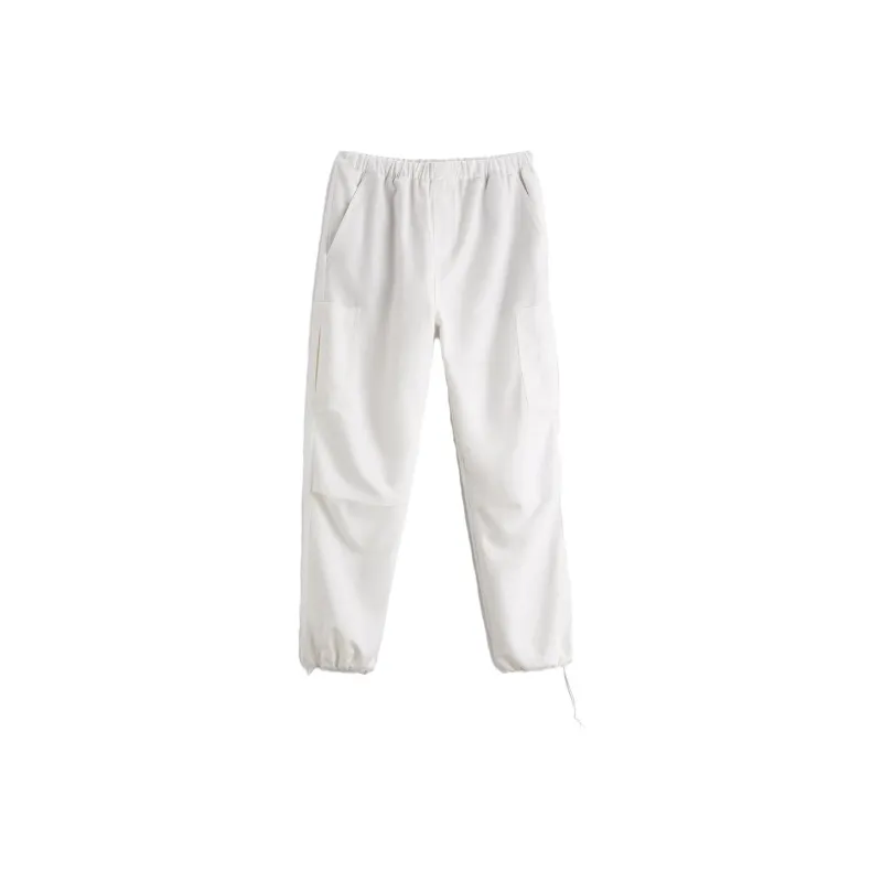ZARA Casual Pants Men White-0