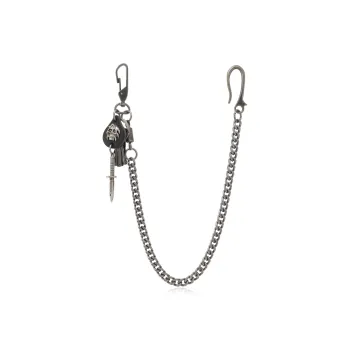 CHRROTA Metal Pants Chains Men's