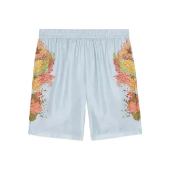 Burberry Bradeston World Map Silk Shorts