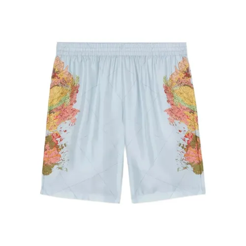 Burberry Bradeston World Map Silk Shorts