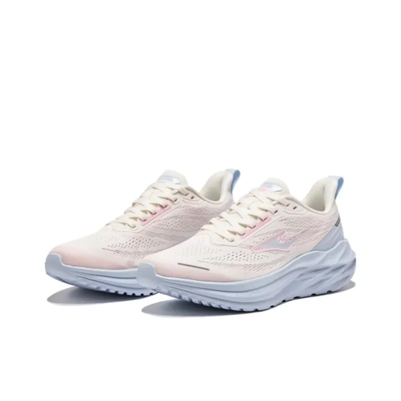 Erke Anti Slip Wear Resistant Low Top Casual Sprint Running Shoes Women's Pink Blue-1