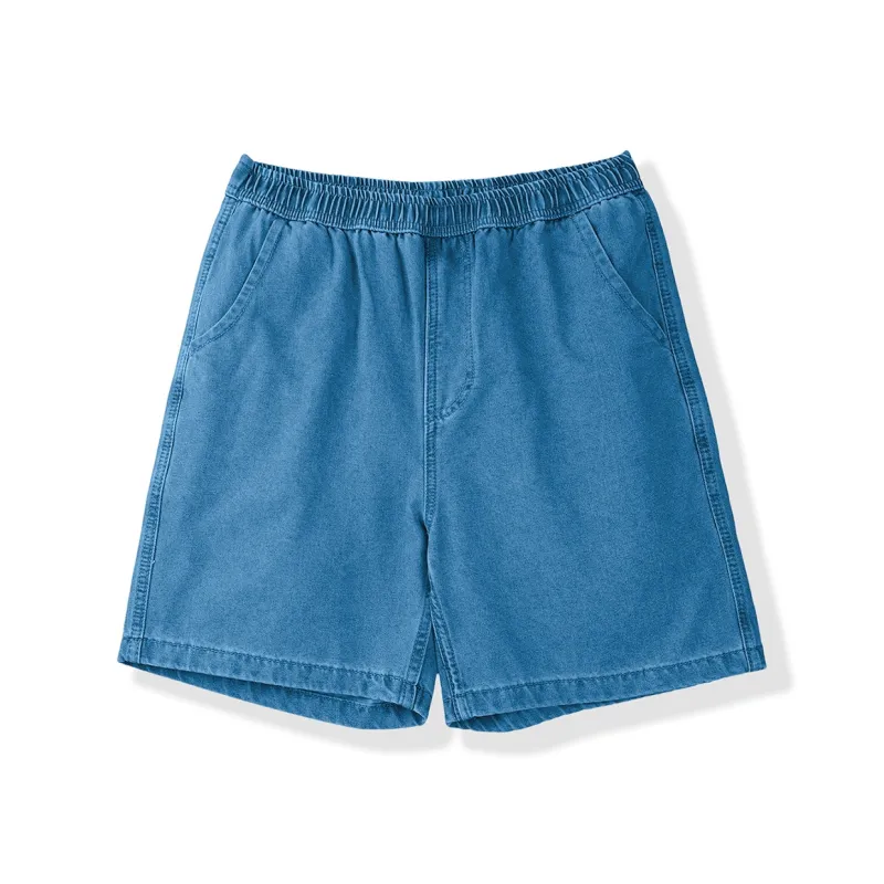 I'm David Denim Shorts Unisex Blue-0