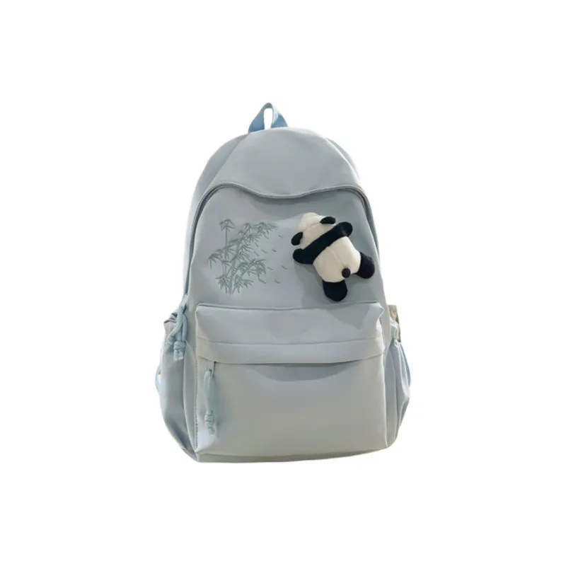 URBAN FOREST Nylon Backpack Unisex Ecru/Black/Pink/Light Yellow/Light Green/Light Blue-29