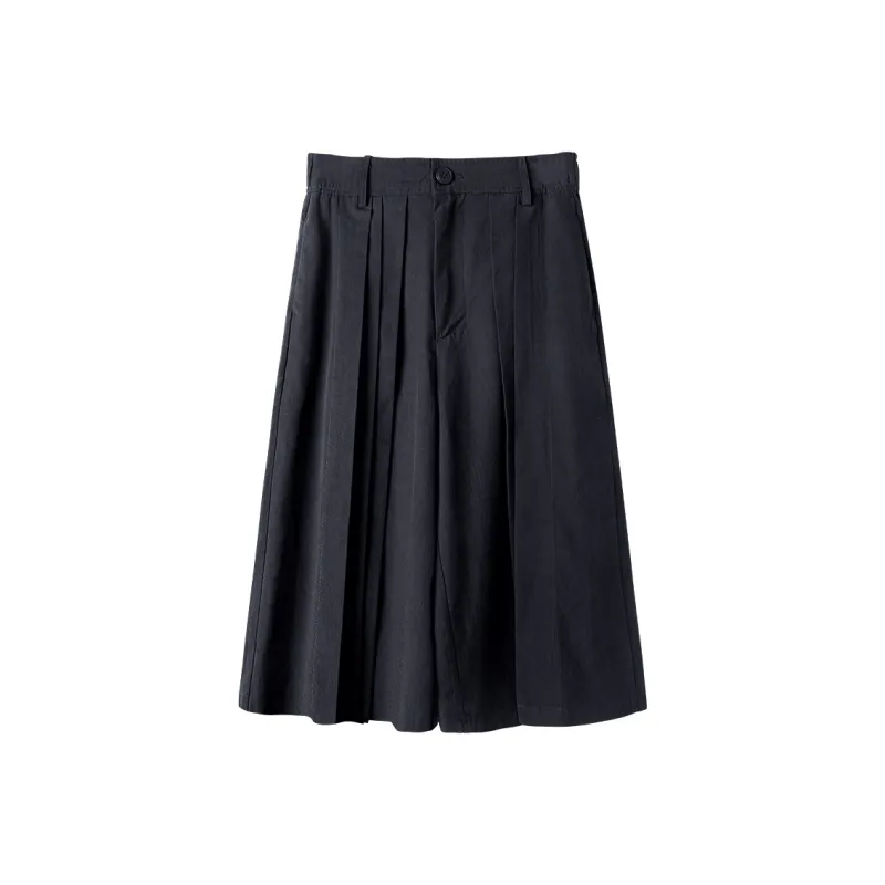 HUANXIANGZHE Casual Shorts Unisex Black-0