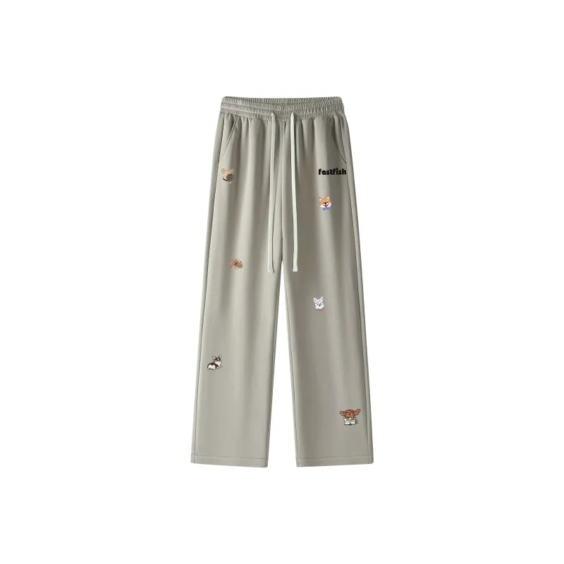 FASTFISH Casual Pants Unisex-12