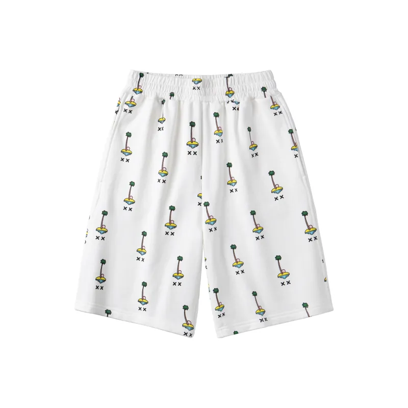 XxDESIGN Casual Shorts Unisex White-0