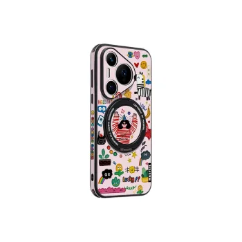 Marsfield TPU Material 360 Rotating Magnetic Case Grasps Happiness Phone Cases Compatibility Huawei P70/P70 Pro