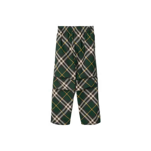 Burberry Wide leg Checked Trousers