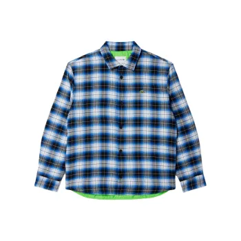 LACOSTE Puffer Jacket Men's White/Blue