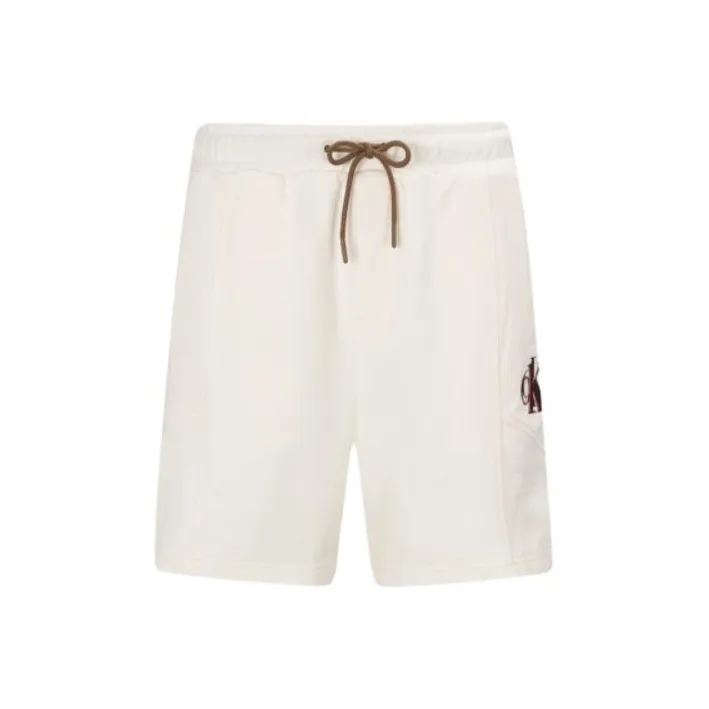 CALVIN KLEIN Casual Shorts Men's Ecru-0