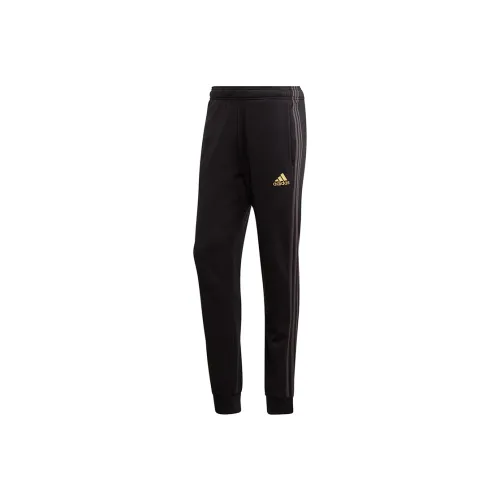 Adidas Knitted Sports Pants Men's Black
