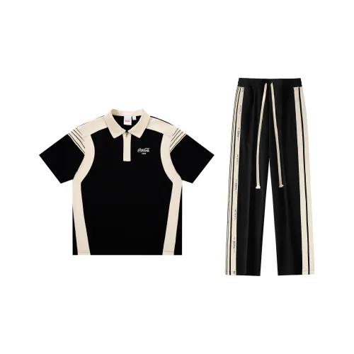 Coca Cola Casual Sweatpants Set Unisex