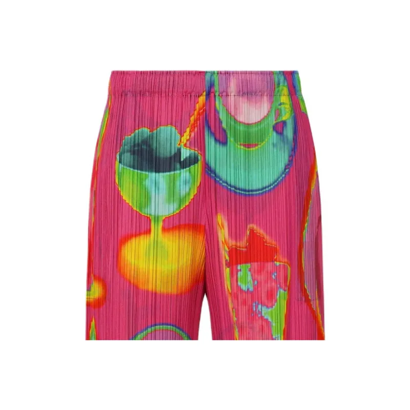 PLEATS PLEASE ISSEY MIYAKE Casual Pants Women's Pink-2