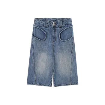 CONP Denim Shorts Unisex Vintage Blue