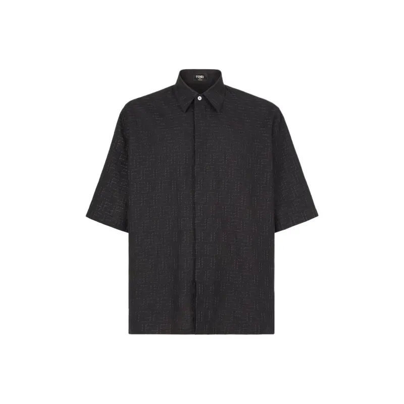 FENDI Shirts Men Black-0