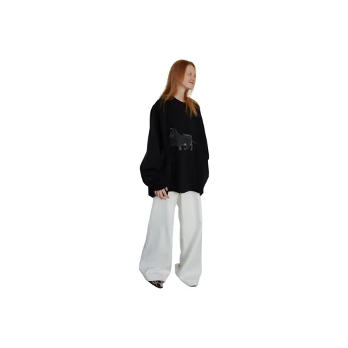 CasseSango x ANTERIORLOVED Casual Pants Unisex White