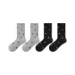 [4 Pack]Gray *2+Black *2