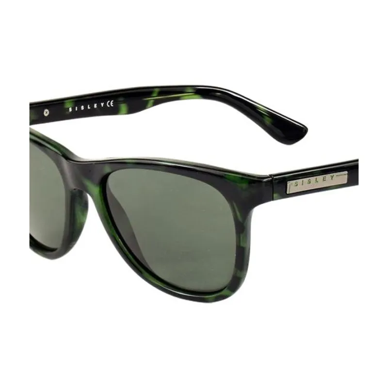 XISILI Acetate Plastic Square Sunglasses Men's Green-1