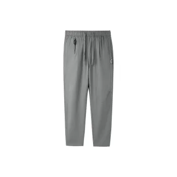 HLA Casual Pants Men's Medium Gray Pattern