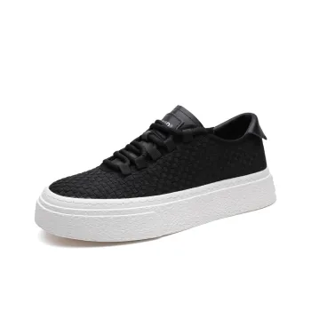 EGCHI Low Top Skateboard Shoes Men's Black