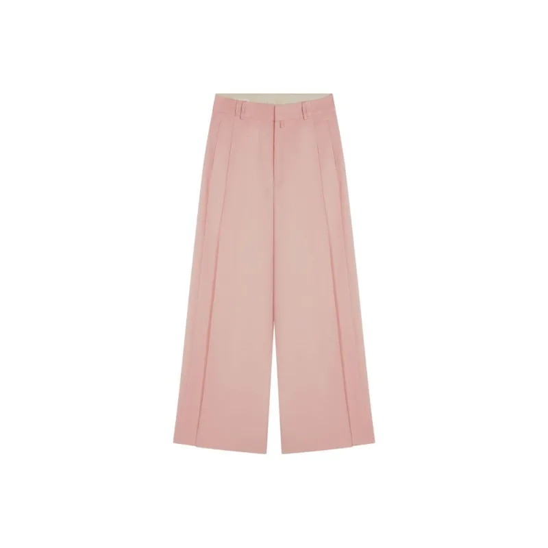 DRIES VAN NOTEN Wool Wide-leg Trousers-0
