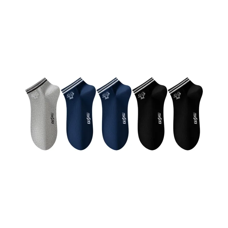 MIIOW No Show Socks Unisex 5 Pack-16
