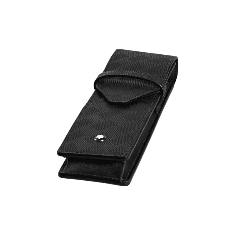 MONTBLANC Stylish 3.0 Leather Pen Pouch Storage Bag Unisex Black-2