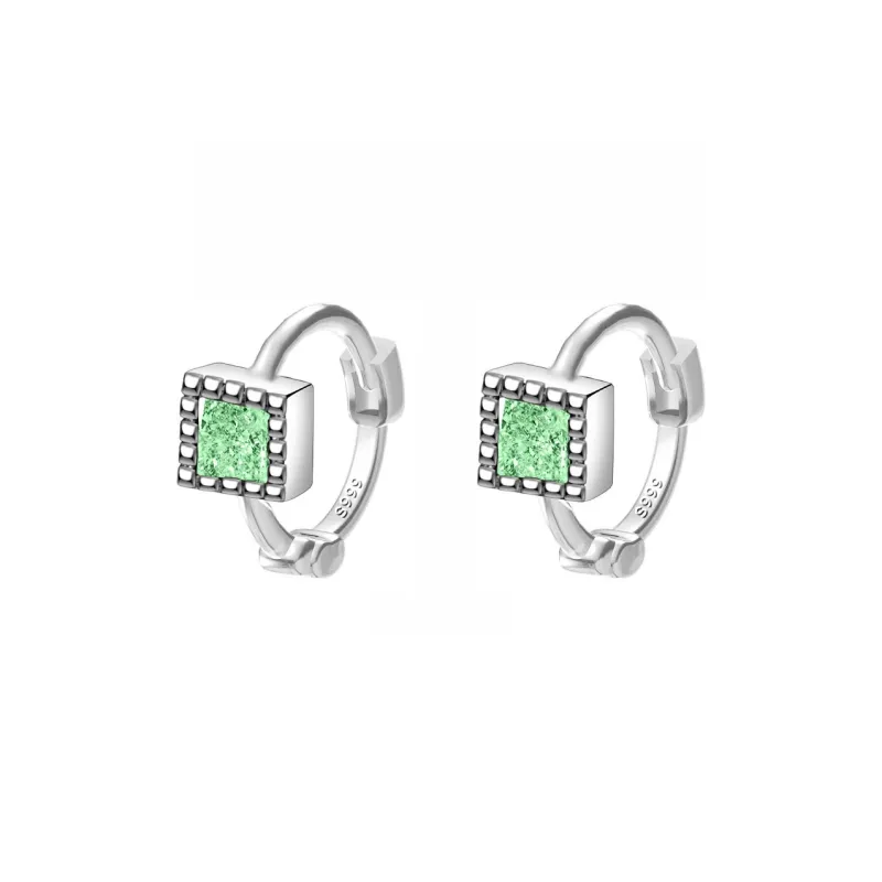 GUDUD S999 Fine Silver Earrings Unisex-10
