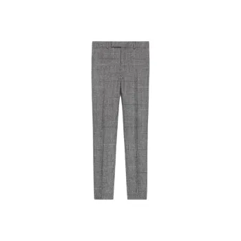 CELINE Mods Pants In Prince Of Wales Wool