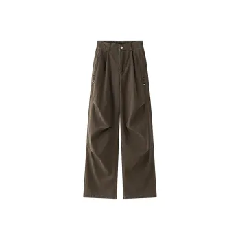 LOOX! Casual Pants Unisex Army Green