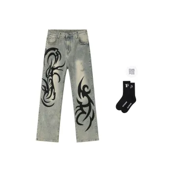 PILOTDRAGON P&D 24FW Jeans Unisex Yellow Mud