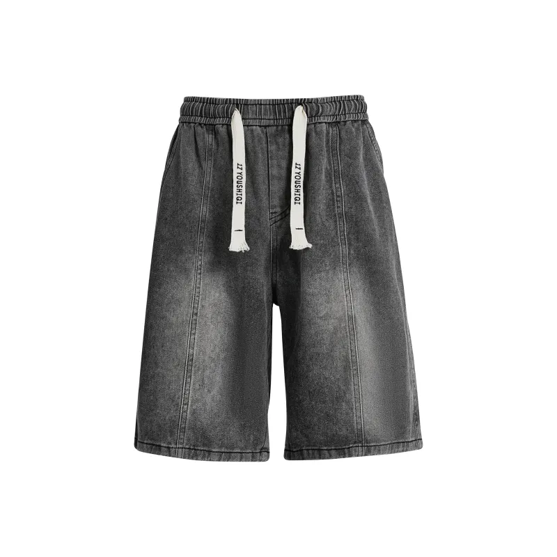 YOUSHIQI Denim Shorts Unisex-12