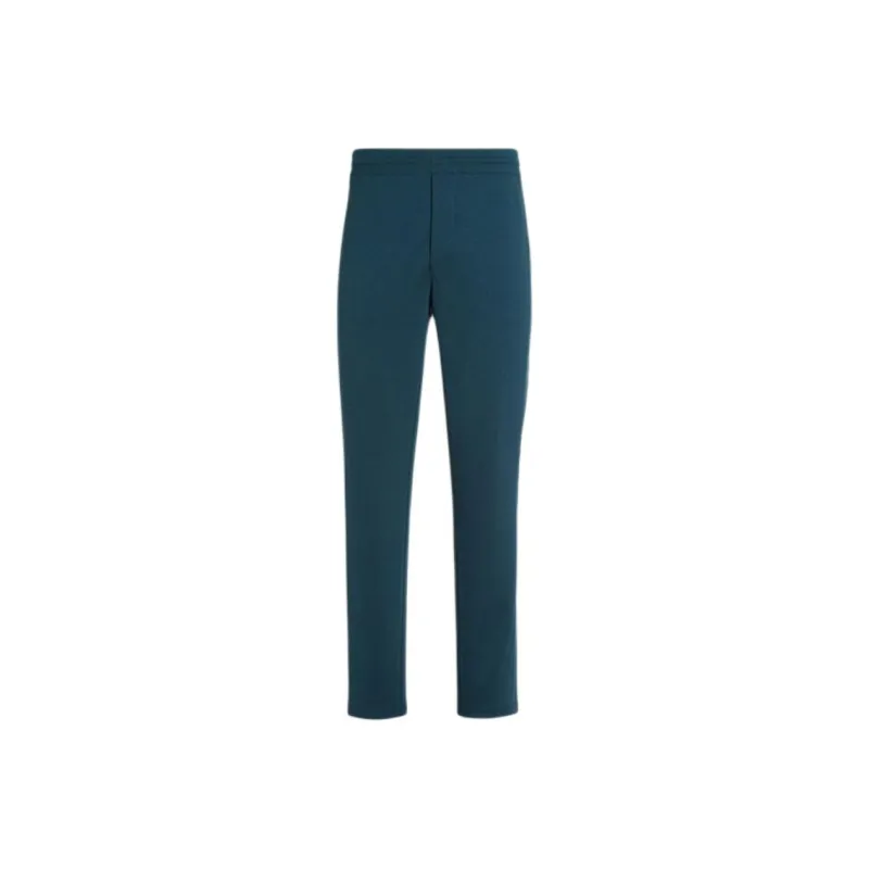 Zegna FW24 Casual Pants Men's Dark Blue Green-0