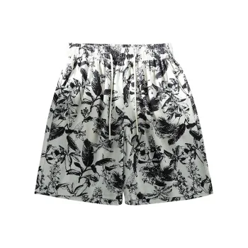 GSUE Casual Shorts Summer Unisex Cuban Apricot