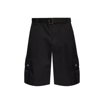 Jacquemus Le Cargo Belted Bermuda Shorts