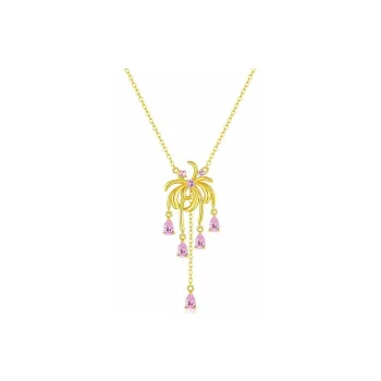 YUOFFICIAL 990 Silver Necklaces Women's