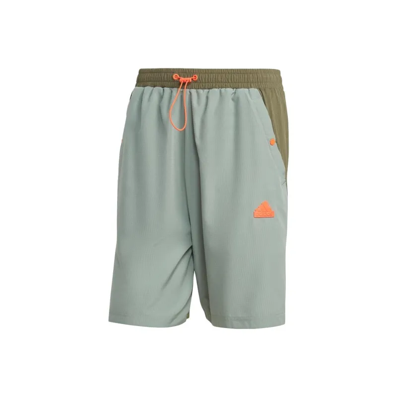 Adidas Casual Shorts Men Olive Green-0