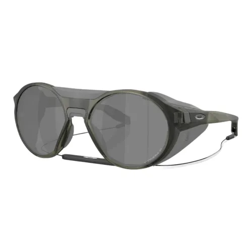 Oakley Plastic Round Sunglasses Unisex Black