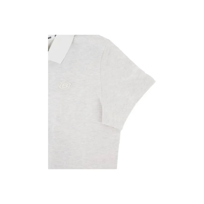 Skechers Sports Alliance Series Polo Shirt Women's Light Heather Gray 0248-3