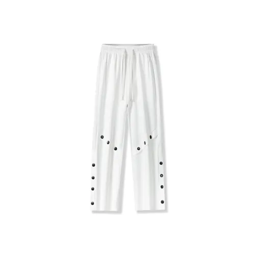 NORVINCY Western Detachable Magnetic Snap Patch Pocket Casual Pants Unisex